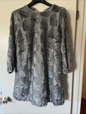 Hutch Gray Textured Mini Dress